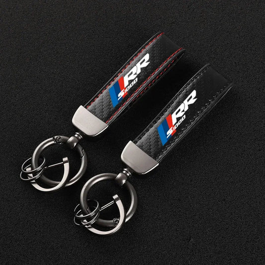 BMW S1000RR Keychain – Carbon Leather Edition