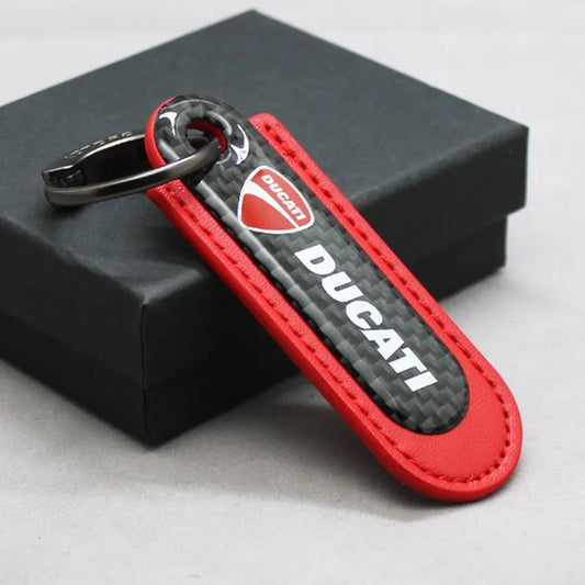 Ducati Keychain - Carbon Fiber Edition